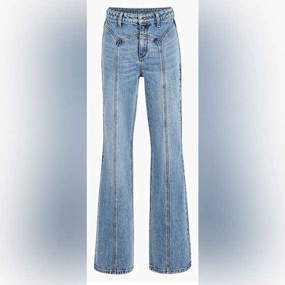 NWT Retrofête Maelle Denim Pants Size 24 - Picture 2 of 13